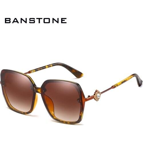 BANSTONE Women Oversized Sunglasses Womens Brand Fashion Driving Movement Sun Glasses Female hot rays sunglasses UV400