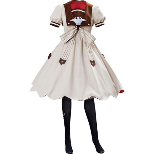 Women Girls Nene Yashiro Cosplay Costume Dress Halloween Toilet Bound Hanako Kun School Uniform