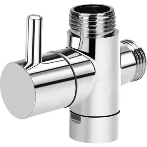 1/2 Valve Head faucet Bathroom Accessories Water Separator Switch Adapter Adjustable Control 3 Way Connector Shower Diverter