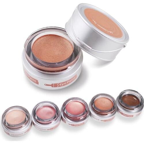 1 Piece Eye Shadow Cream Long-lasting Luminous Matte Creamy Eyeshadow Eyes Makeup Shimmer Pearly Moisturizing Shinning Shadows
