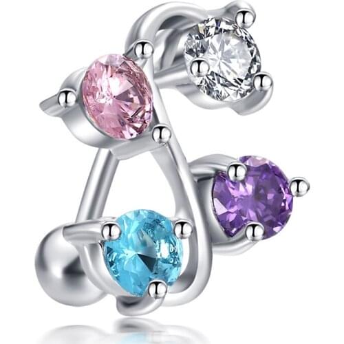 1PC New Fashion Belly Button Rings Sexy Body Piercing Jewelry Bars Piercings Navel Piercing Ombligo Gothic Fine Jewelry