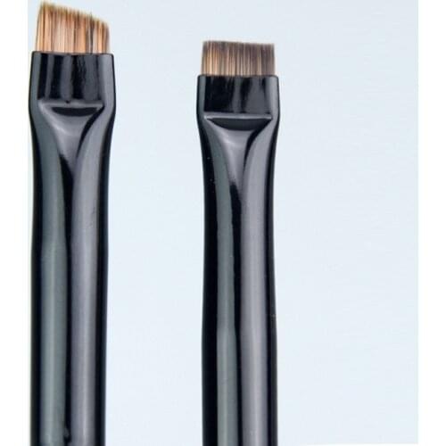 1pc Flat Eye Liner Makeup brushes Super Thin Angled Eye brow Liner Eyebrow Make up brushes sharp Professional Cosmetic tools