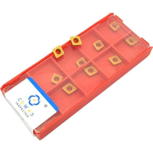 10PCS CCMT060208 TM PC4025 Internal Turning Tool CCMT 060208 High Quality Carbide Inserts CNC Lathe Cutter Tool For Steel