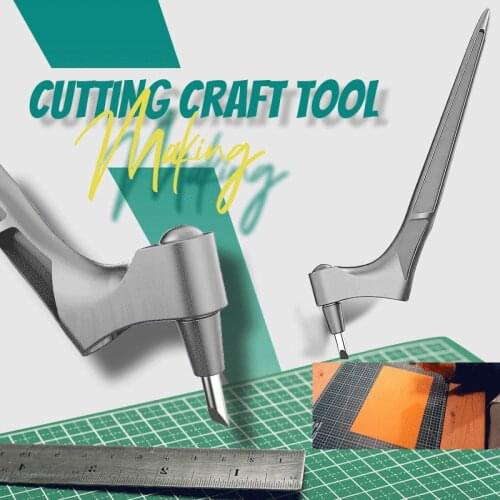 360-degree Cutting Craft Tool DIY Rotation Stainless Steel Handheld Engraving Paper Cutting Tools Art Cutting Stationery Tool