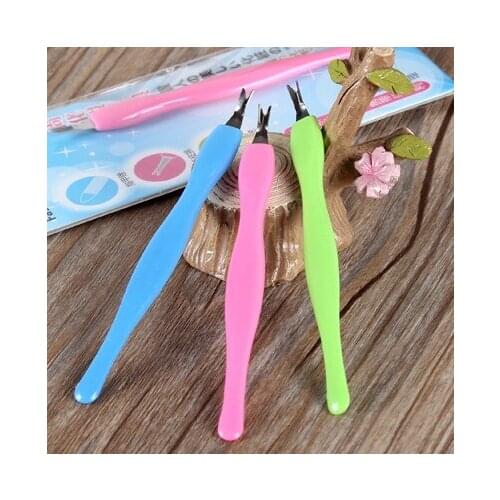 50pcs stainless steel nail skin cuticle remover nails pedicure bokkepootje spoon cuticle pusher knife nail art decorations tools