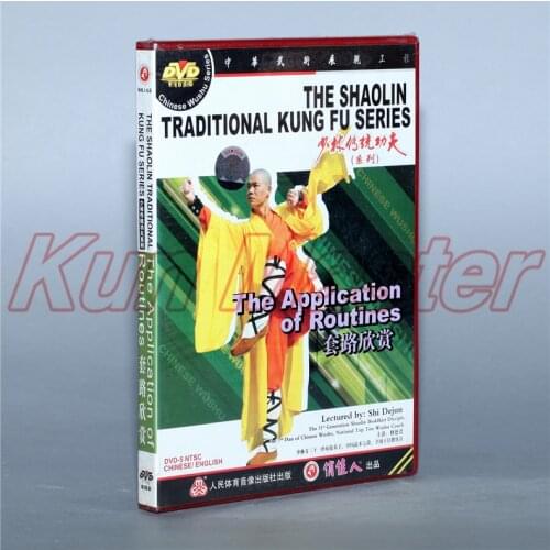 Disc DVD The Shaolin Traditinal Kung Fu The Application Of Routines English Subtitles
