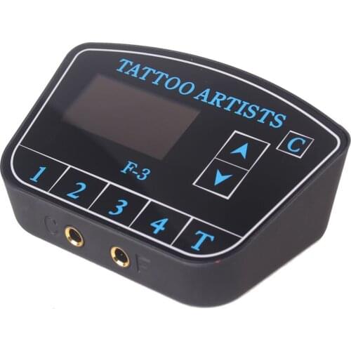 F-3 Touch Tattoo Power Supply High Quality Black Digital LCD Tattoo Power Supply For Tattoo Machine Kit Free Shipping