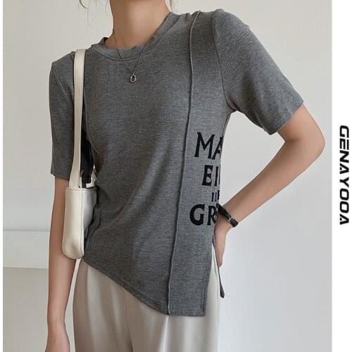 Женские футболки с надписями Genayooa China At AliExpress