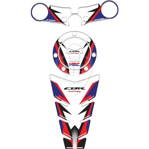 Honda HRC 600rr Motorcycle 3D Tank Pad Protective Decal Sticker For Honda 600RR HRC