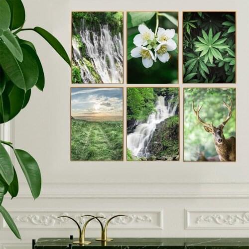 Custom 5D Full Diamond Painting Natural Rainforest Forest Animals DIY Rhinestones Dimond Mosaic Embroidery Art Kits Home Decora