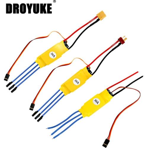 Droyuke XXD 30A ESC Brushless Motor Speed Controller RC BEC ESC T-rex F450 Helicopter Boat for FPV F450 Mini Quadcopter Drone