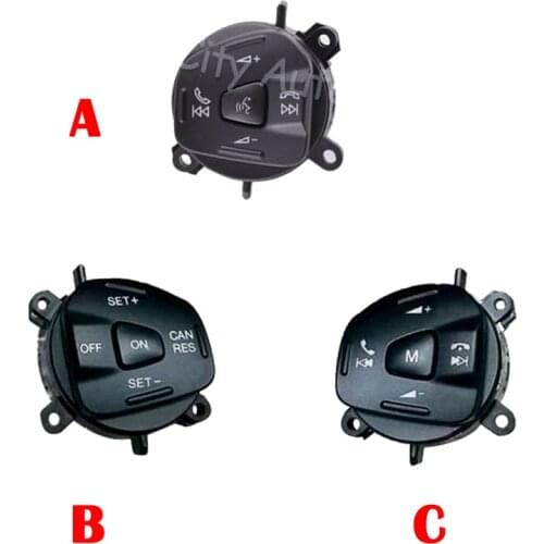 For Ford Fiesta MK7 MK8 ST Ecosport 13-15 Multi-function Steering Wheel Constant Speed Cruise Audio Volume Control Switch