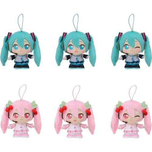 Pre-Sale VOCALOID Hatsune & Sakura Hatsune Moipon Mp Plush Pendant Cartoon Figures Stuffed Toy Pendant Periphery Toys Gifts