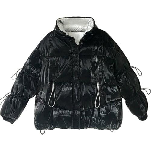 Short Down Jacket 2020 New Womens Winter Korean 90% White Duck Down Outerwear Black Red Abrigo Mujer Cold Warm Parka Overcoat