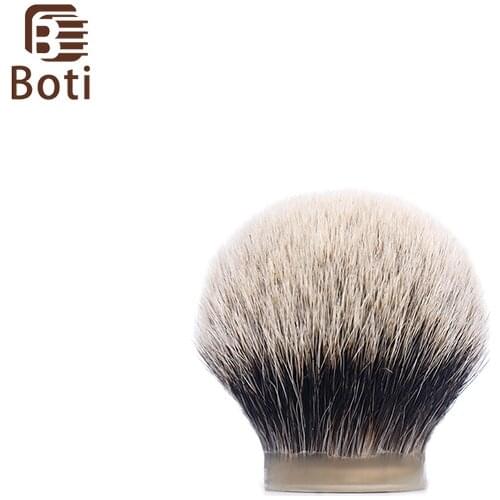 Boti brush-SHD Giant Finest Two Band Badger Hair Knot Class A Giant Shaving Brush Knot Mens Beard Tool