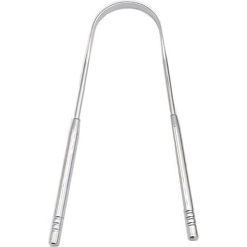 Cleaning Tongue Scraper Tongue Scraping Moss Brush Fresh Breathing Oral Residues Cleaning Scraper Steel Food L9D8