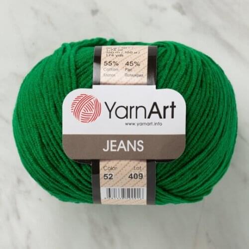 Yarnart Jeans 52 Yarn %55 Cotton - %45 Poly Acr 50g-160m Cardigan Sweater Shawl Blouse Home Textile Amigurumi Crochet Knitting