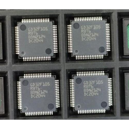 1PCS/LOT GD32F105RBT6 patch LQFP-64 microcontroller/microprocessor microcontroller