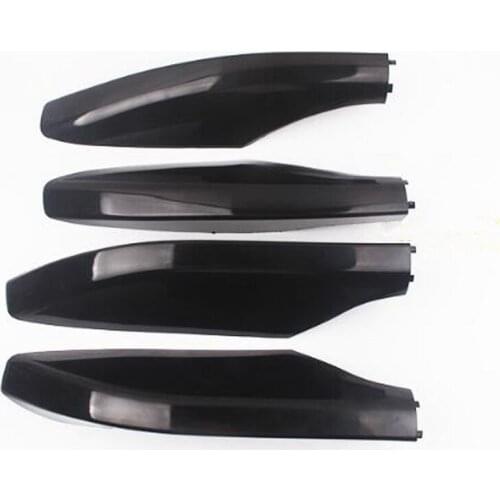 4pcs For Toyota Land Cruiser Prado Fj150 2010-2016 Car Roof Rack End Cover Cap Bar Rail Protection Replacement Shell Car Molding