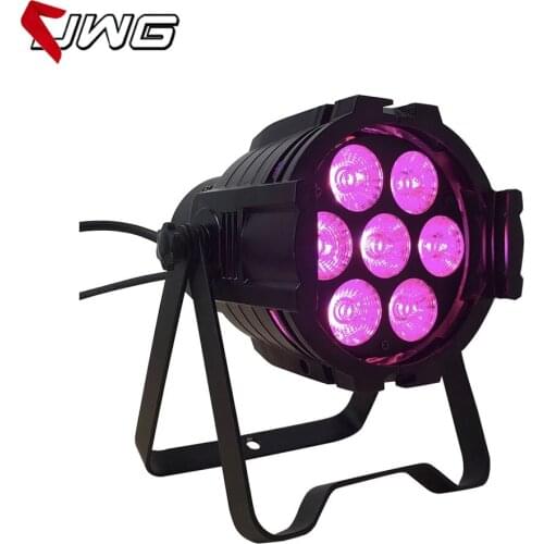 Free Shipping 7x10w 4in1 RGBW Led Par Lights Professional Stage Dj Equipment DMX 6/10 Channels