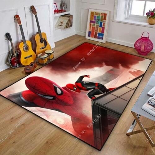 Baby Play Mat 3D Spiderman Carpet Large Thick Carpet for Living Rooms Mats In The Hallway Antislip Kitchen Mat Big Floor Rugs