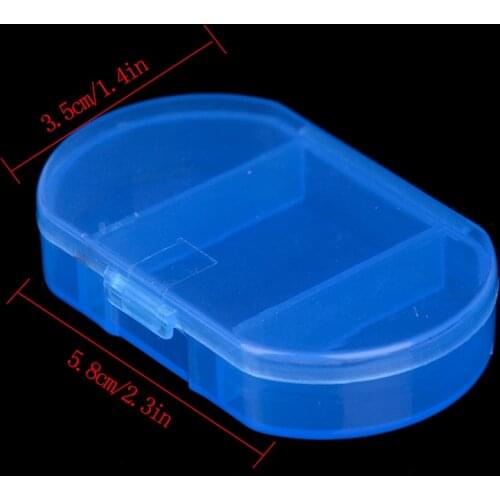 HOT! 1Pc 2020Portable 2/3 Grids Pill Box Drug Tablet Medicine Storage Holder Splitter Case Storage Organizer Container Case