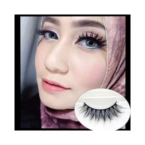 Top Velvet fabric False Eyelash 100% Handmade Super long stereoscopic Layer Thick and cross High Quality Eye end Strethed Lashes