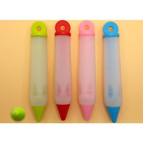 Food grade silicone jam chocolate writing decorating pen cake DIY cake pen squeeze cream