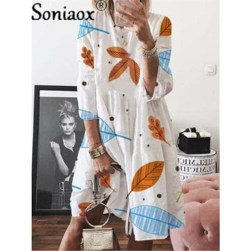 Soniaox Long Sleeve Summer Dresses