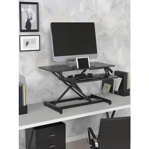 High Quality EPA TSCA TITLE VI Certifications MDF Fixed Keyboard Tray Laptop Height Adjustable Desk environment protection