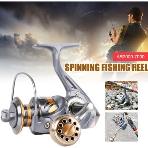 High Quality spinning Fishing Reel 5.2 : 1 Gear Ratio Fishing Reel Carp Fishing Reel for Saltwater Spinning Baitcasting Reel