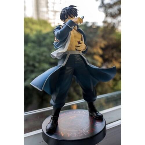 Japanese original anime figure Fullmetal Alchemist Roy Mustang action figure collectible model toys for boys