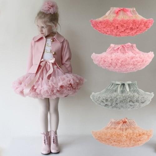 Baby Girls Tutu Skirt Princess Girls Fluffy Tutu Skirts Children Ballet Skirts for Party Dance Princess Girls Christmas Clothes