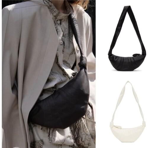 Lemaire croissant sheepskin can be praised mona with slung chest waist bag dumpling bag baguette womens bag