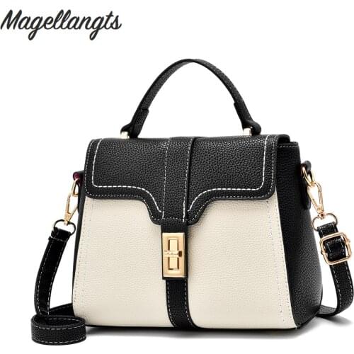 Womens bags 2019 new European and American bags elegant fashion womens bags shoulder slung handbags