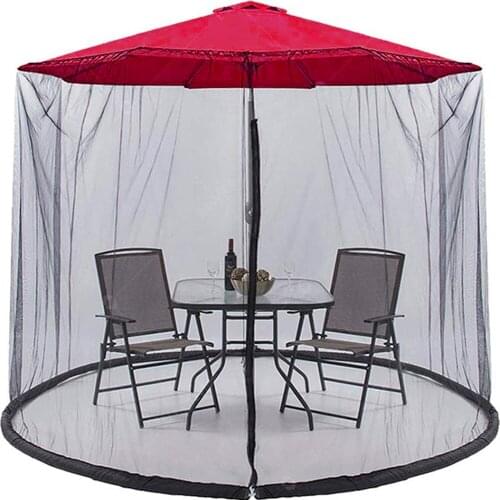 300x230cm Outdoor Camping Desk Umbrella Summer Cover Prevent Insect Rome Umbrella Net Patio Mesh Deck Anti-Mosquito