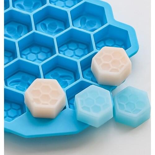 16-hole Honeycomb Silicone Mold DIY Handmade Fondant Cake Mold Soap Making Kit Soap Mold Chocolate Mold Resin Mold Cake Decor