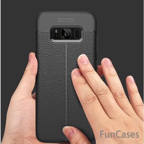 For Samsung S8 Galaxy S8 Plus Case Luxury TPU Flip Leather Full Protective Back Cover For Samsung Galaxy S8 Slim phone shell