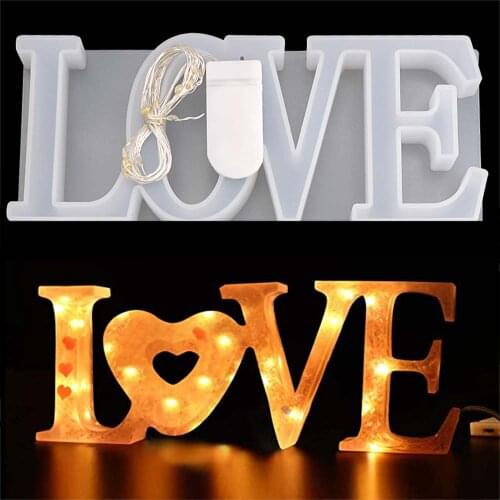 1pc LOVE HOME DIY Crystal Epoxy Resin Mold For Resin Decorative Craft DIY Mold Epoxy Resin Molds For Jewelry Making Tool