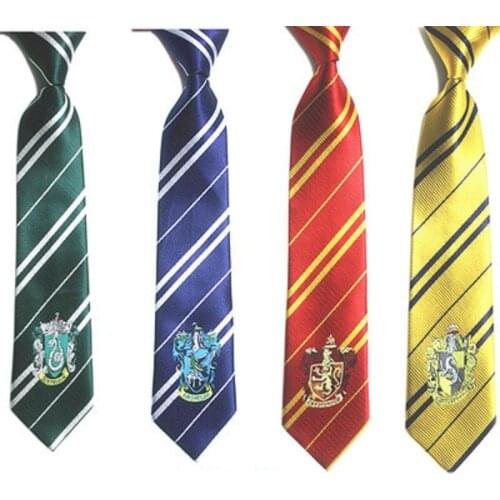 Harris Necktie Magic College Badge Costume Accessories potter Cosplay Halloween Lovely Costume Tie Prop Twill kids fans gift toy