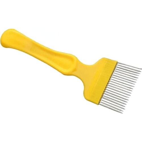 21 Pin Stainless Steel Tines Comb Uncapping Fork Cut Honey Fork Bee Beekeeping Equipment Tools