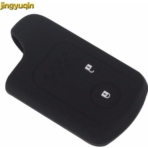Jingyuqin For Honda Accord Fit Crv Civic 2006 2011 2013 2014 2015 Silicone Car Key Case Cover Case 2 Buttons Car Styling