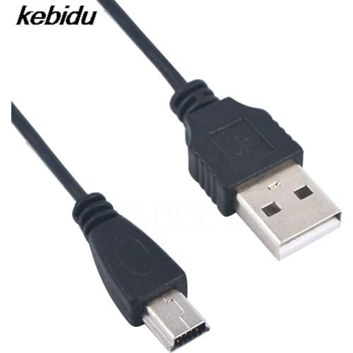 Kebidu Arrival usb cable Mini USB 2.0 A Male to Mini 5 Pin B Charge Data Cable Adapter For MP3 Mp4 Player Digital Camera phone