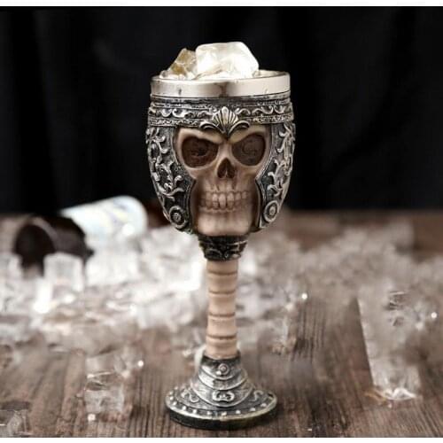 Coffee Cup Thrones Goblet Beer Cup Red Wine Glass Double Wall Non-rust Steel Knight Cup Decoration Cup Friend Gifts