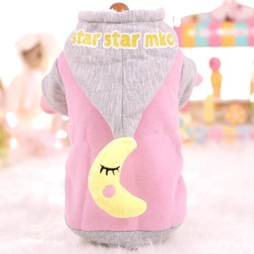 Fashion Litter Dog Hooded Jacket Pet Clothes For Small Dogs And Cats Chihuahua YorkiesTeddy Cat Vest Dog Clothes Winter Coat