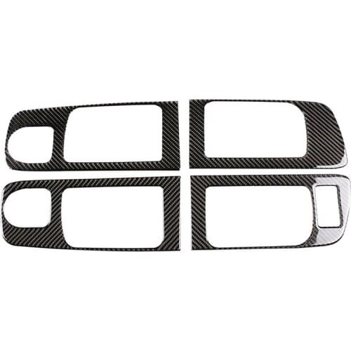 Carbon Fiber Inner Door Handle Panel Cover Trim Sticker for Toyota - 2014-2021