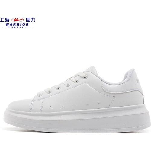 Skateboarding Shoe White Shoes Womens Shoes Spring All-Match Korean Version Leisure Student Internet Celebrities Thick Bottom