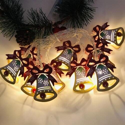 Christmas LED Lamps Lightweight Battery Powered Attractive Santa Claus Snowflake Tree LED Lights Decor for Night