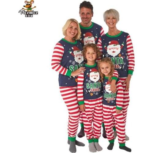 Family Christmas Pajamas 2020 Xmas Mother Daughter Father Son Pyjamas Set Family Clohting Baby Jumpsuit Men Women Clothes Set