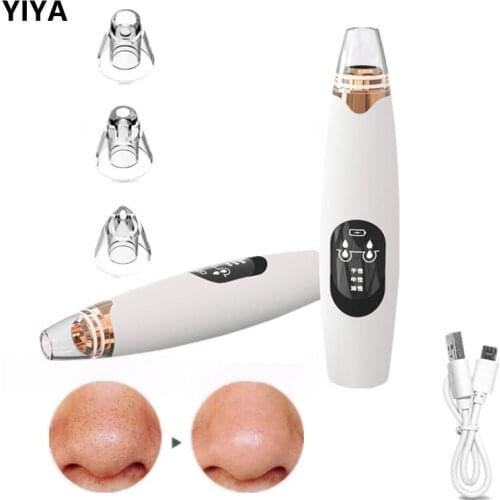 Blackhead Remover Vacuum Acne Pimple Black Spot Suction Electric Facial Pore Cleaner Skincare Exfoliating Beauty Instrument